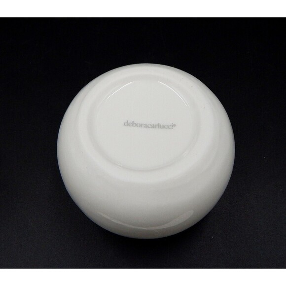 Debora Carlucci White Porcelain Creamer and Sugar Holder in One With Spoon - Picture 11 of 13